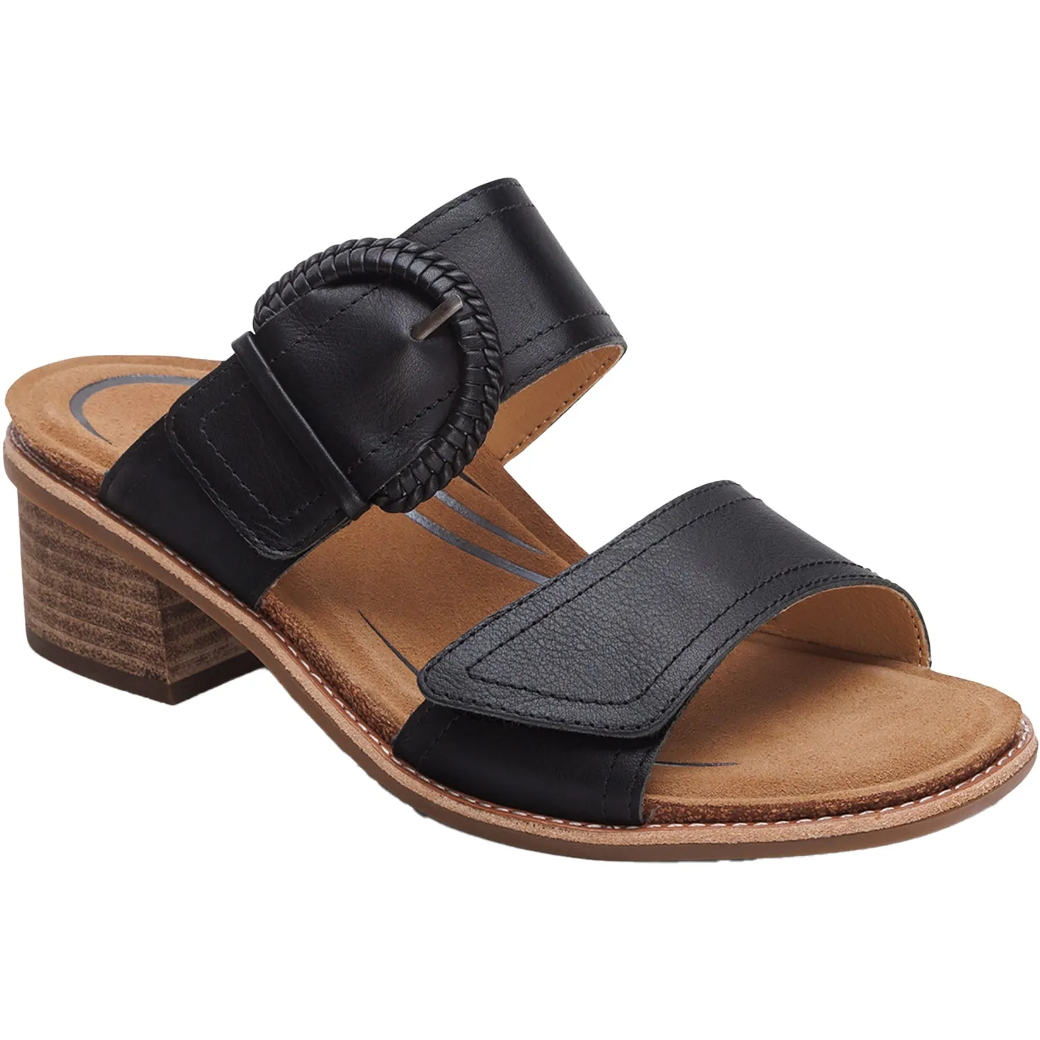 Women's Aetrex Tatiana Black Leather