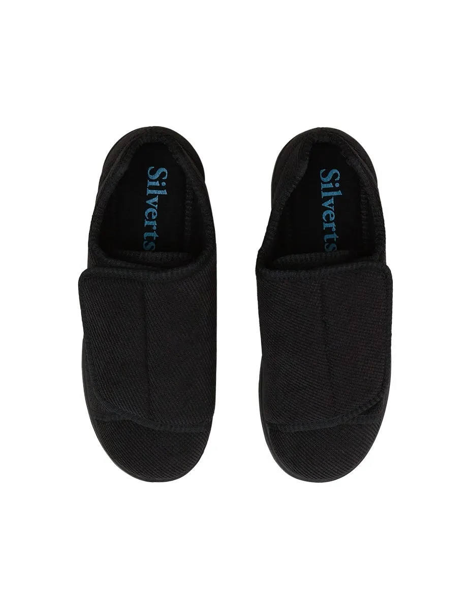 Women's Extra Extra Wide Easy Closure Slippers