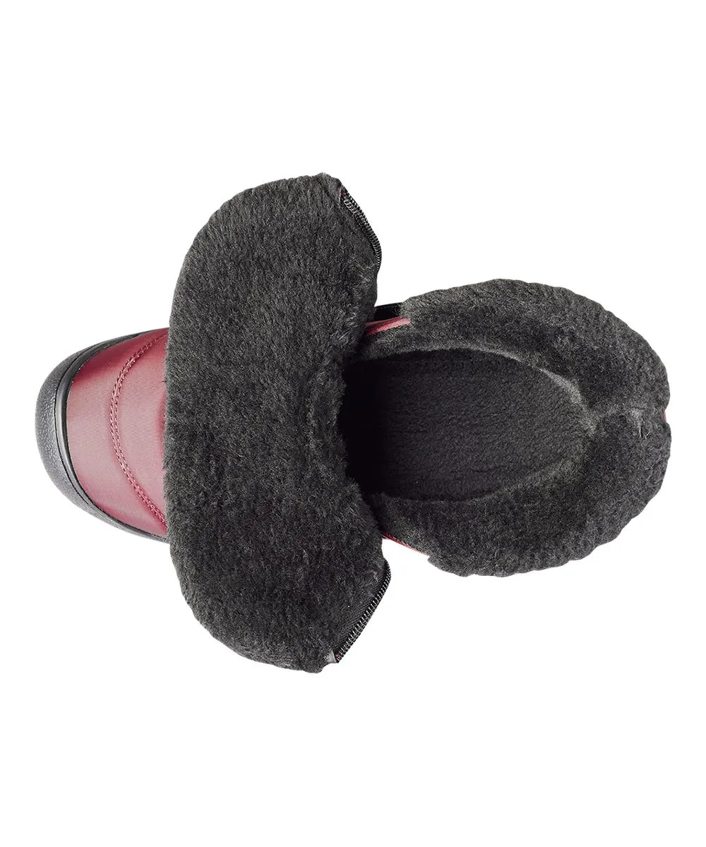 Women's Extra Wide Easy Dual Zipper Winter Boot