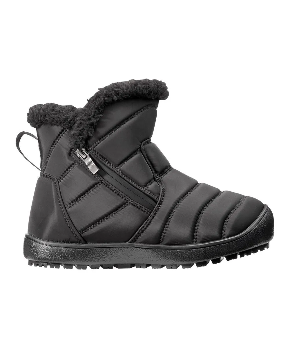 Women's Extra Wide Easy Dual Zipper Winter Boot
