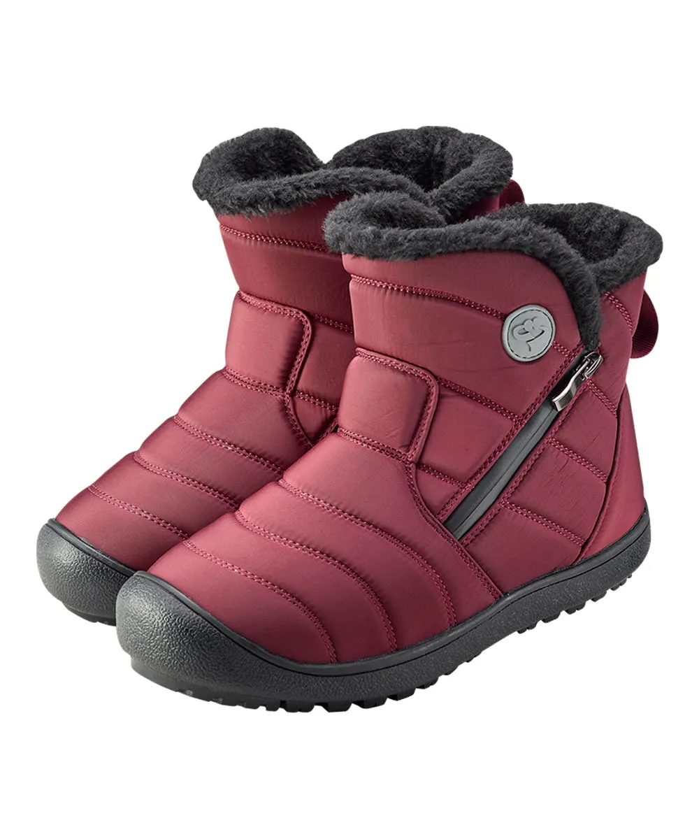 Women's Extra Wide Easy Dual Zipper Winter Boot