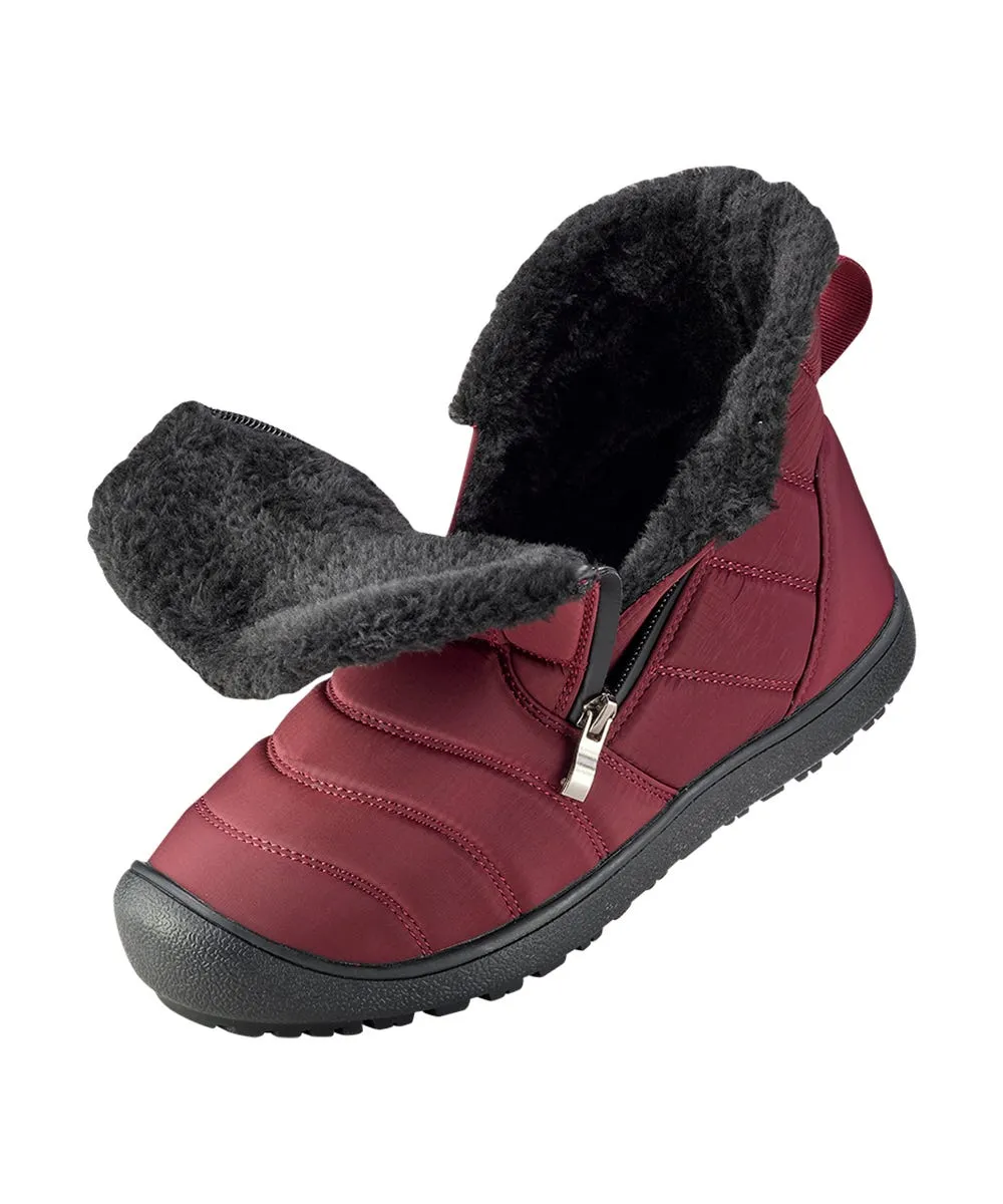 Women's Extra Wide Easy Dual Zipper Winter Boot