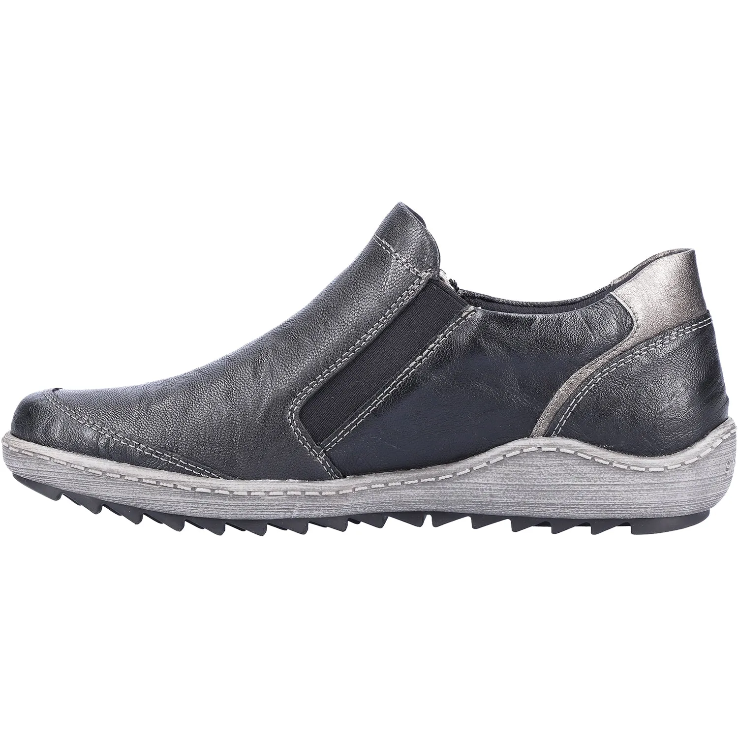 Women's Remonte R1428-03 Liv 28 Black/Silver Leather
