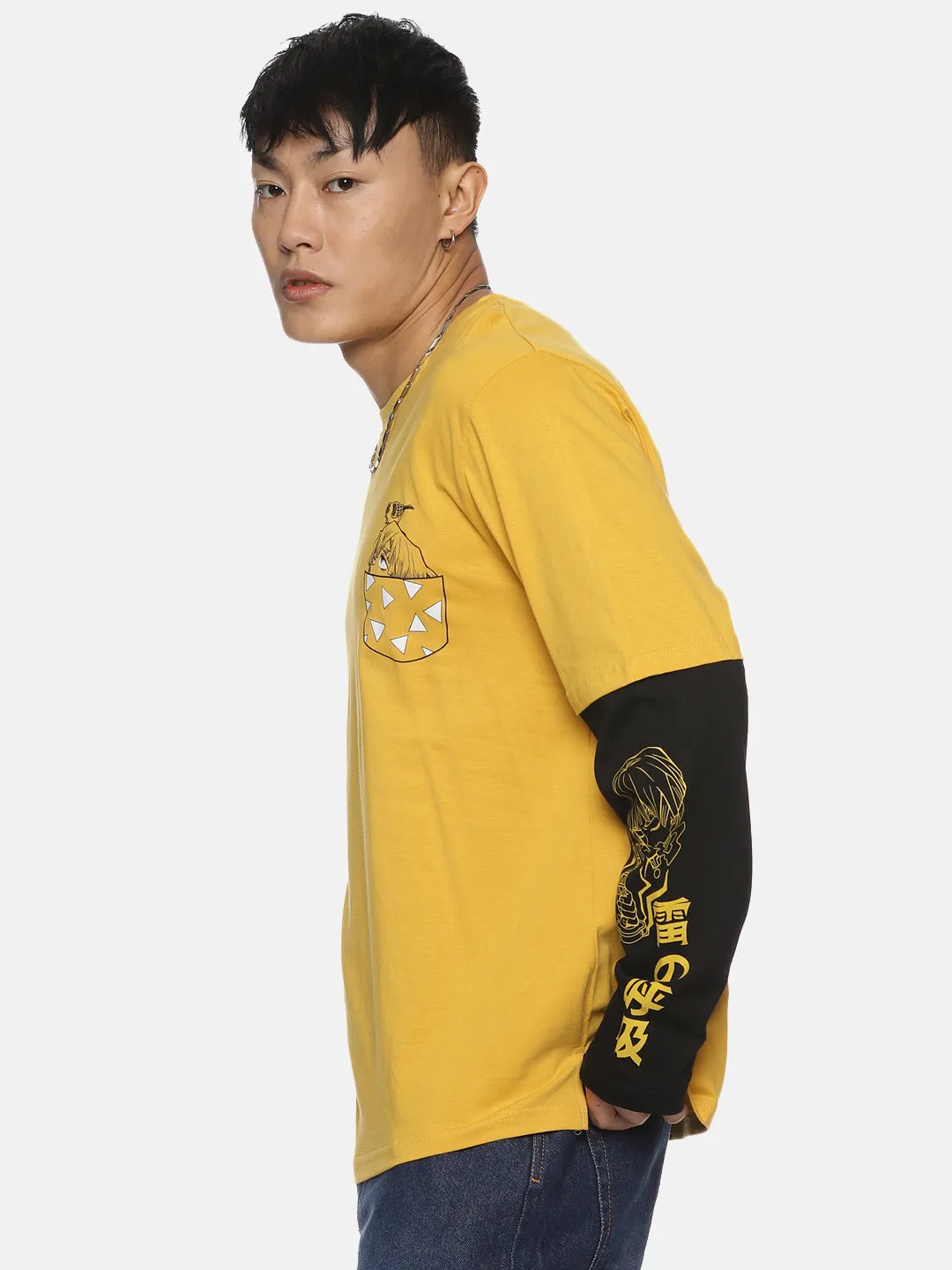 Zenitsu Full Sleeve Oversize Anime T-shirt