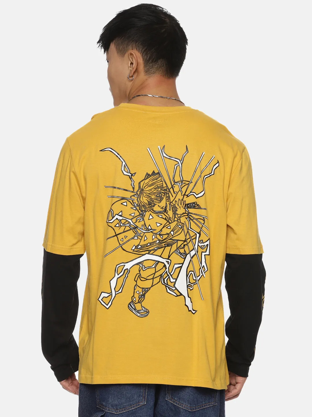 Zenitsu Full Sleeve Oversize Anime T-shirt